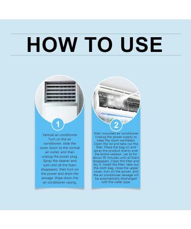 Air Conditioning Cleaner Air Conditioner Coil Cleaner - 100ml Multifunctional Cleaner for Air Conditioner Air Conditioner Coil Cleaner - Buy Online on GoSupps.com