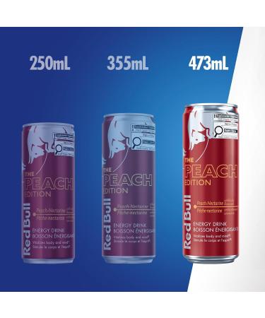 Red Bull Energy Drink Peach-Nectarine 473ml (12 Pack) - Buy Online on GoSupps.com