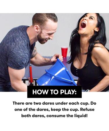 Fear Pong Refreshed Edition: Unleash Your Wild Side with 200+ Horrible Dares - Extreme Adult Card Game for Parties and Game Night - Buy Online on GoSupps.com