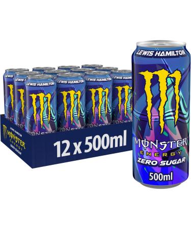 Buy Monster Energy Lewis Hamilton Zero & Ultra Fiesta - Sugar-Free Calorie-Free Caffeinated Drink with Mango Flavor - Convenient Disposable Bundle - Buy Online on GoSupps.com