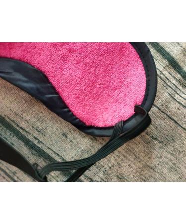 3 Pack Soft Microfiber Eye Sleep Mask Set for Kids & Adults - Stress Relief & Comfort | Rose Red Blue Black - Buy Online on GoSupps.com