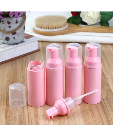 35 pcs 2oz Foam Soap Dispensers - Mini Plastic Travel Bottles with Pump for Hand Sanitizer, Shampoo, Castile Liquid - Pink - Buy Online on GoSupps.com