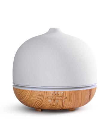Jesmay aroma diffuse ceramic 500ml premium ultrasound humidifier diffuser for essential oils Timer setting & 10-color-LED BPA-free diffuser white for bedroom living room office yoga - Buy Online on GoSupps.com