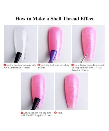 Imiti Pearlen Gel Nail Polish - 15ml Hot Pink Glitter & Shimmer Mermaid Gel for Stunning Nail Art | UV LED Home Manicure - Buy Online on GoSupps.com