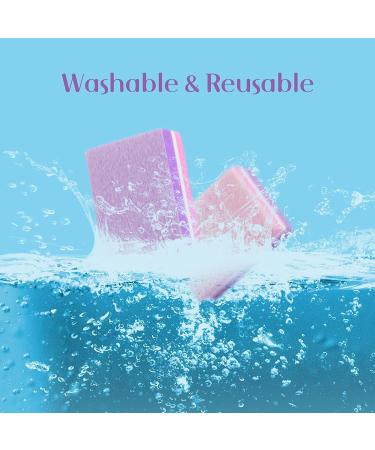 Buy CGBE 50 Pack Nail Buffer Blocks 100/180 - Double-Sided Polishing Blocks for Gel & Acrylic Nails - Washable Pink/Purple - Buy Online on GoSupps.com