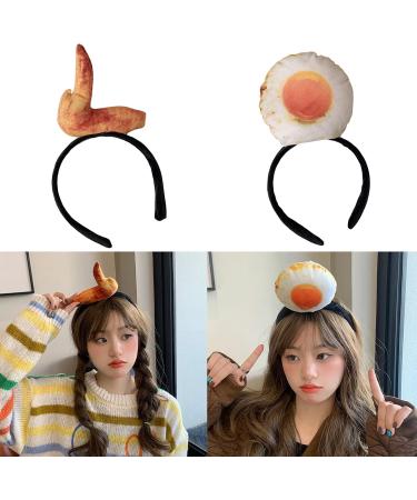 amangul Funny Food Headband Hotdog Headband Funny Headband Party Headband Food Hat Costume Fried Headband Imitation Food Hat(Ham Sausage) - Buy Online on GoSupps.com