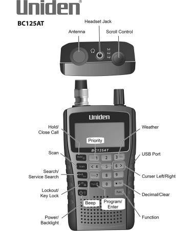 Uniden BC125AT Handheld Scanner - 500 Alpha-Tagged Channels, Close Call Technology, PC Programable - Aviation, Marine, Railroad, NASCAR, Racing, Police, Fire, Public Safety - Buy Online on GoSupps.com