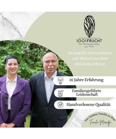  1001 Frucht 1001 Frucht Unsalted Peanuts - 500g - Crispy Nuts without Shell Ideal as Salad Seeds and Cereal Supplement or as Delicious Peanut Seeds for Student Food - Premium Nibbling Fun - Buy Online on GoSupps.com