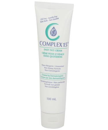Complex 15 Daily Face Cream 3.4 oz (100ml) - Lightweight Hydration for Daily Skincare - Buy Online on GoSupps.com