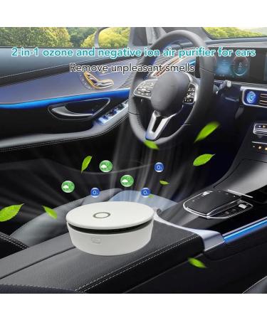 Cat Litter Deodorizer Portable Ozone & Ionic Air Purifier 2 in 1 Eliminate Odor for Home Car Refrigerator Shoe Cabinet Pet Room Hunting Bag White - Buy Online on GoSupps.com