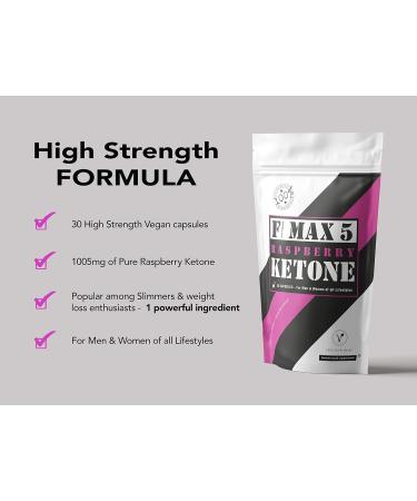 FMax5 Fat Burner Plus Raspberry Ketones Combo Capsules 60-Count - Buy Online on GoSupps.com
