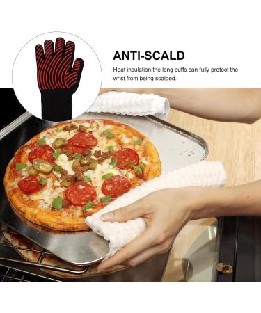 Buy Heat Resistant BBQ Gloves - Fireproof Oven Mitts for Grilling & Cooking | Insulated Kitchen Glove | 1pc - Buy Online on GoSupps.com