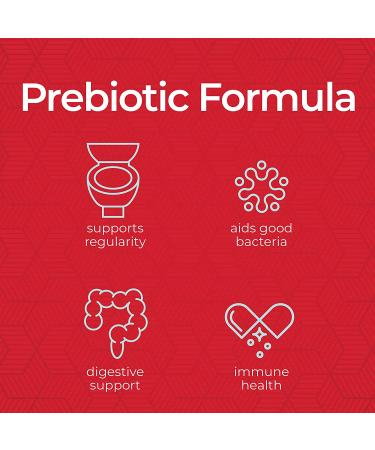 Health Plus Prebiotic Formula - Probiotics, Digestive Enzymes, Gluten & Dairy Free - 180 Capsules - Buy Online on GoSupps.com
