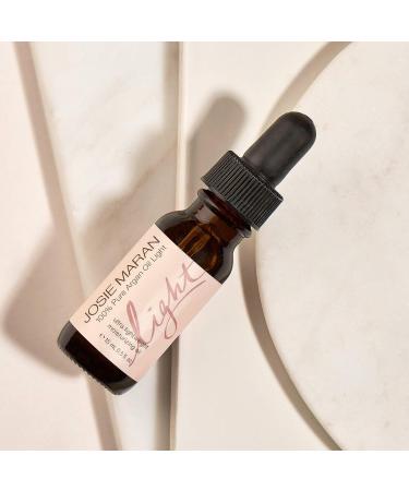 Josie Maran 100% Pure Argan Oil Light - Organic Nourishing Travel Oil 0.5oz/15ml - Buy Online on GoSupps.com