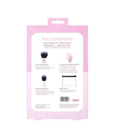 Limited Edition HOLIDAYS: Naturally Radiant Sponge & Brush Kit - International Shipping Available - Buy Online on GoSupps.com