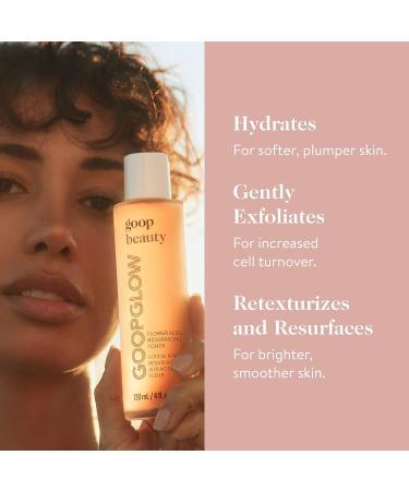 Goop Beauty Resurfacing Toner for Sensitive Skin - Moisturizing & Brightening Toner with Hibiscus Flower & Prickly Pear - 4 fl oz - Buy Online on GoSupps.com