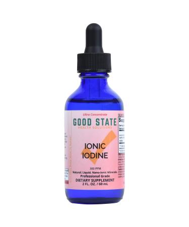 Good State Liquid Ionic Potassium Iodide Supplement | Glass Bottle | Vegan | 150 mcg per 10 Drops | 118 Servings | Supports Thyroid Health Energy Immunity Metabolism | 2 oz.