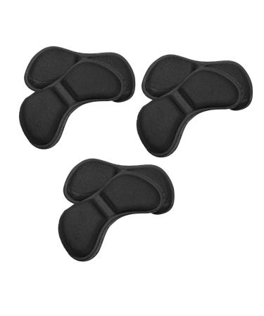 FRCOLOR 3 Pairs Heel Stickers Heel Liner for Unisex Womens Shoe Inserts Thicken Protective Heel Cushion Heel Pads for Men High Heel Cushions Ankle Sole 4d Wear Pad Spring and Summer Pu