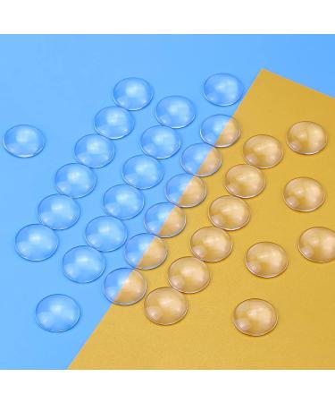 Acmer 1 inch/25mm Clear Glass Dome Cabochons - 100 Pieces for Photo Pendant Jewelry Making - Buy Online on GoSupps.com