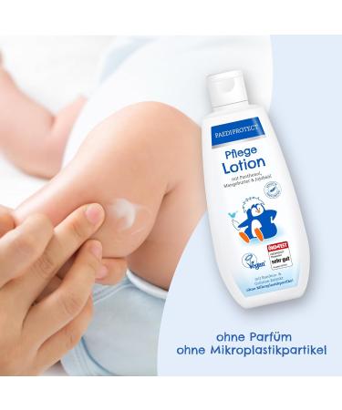 PAEDIPROTECT Posle Lotion for Babies & Children 200ml - Vegan Moisture Care with Panthenol Jojoba Oil & Mango Butter for Sensitive Skin - Buy Online on GoSupps.com