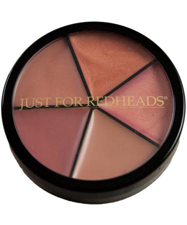 JUST FOR REDHEADS Redhead Lipstick Carousel Super Naturals Palette - Bonus Lip Brush