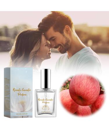 Perfume for Men Snow Lotus Encounter Perfume Energetic Long Lasting Eau De Parfum Fruity Spray Deodorant Suitable for Special Occasions Presents for Men 4.1x8cm White