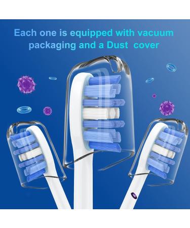 Sonicare Replacement Heads Compatible with Philips Sonicare - ForC2 ForC1 ForC3 Electric Toothbrush Brush Heads - Click-on/Snap-on KD-D1 - Buy Online on GoSupps.com