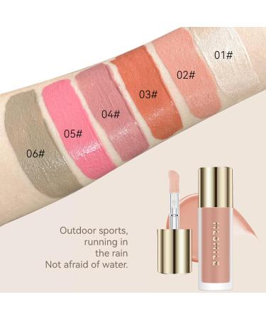 Shimmer Liquid Highlighter Stick - Natural Luminizing Makeup for Face & Body - Long Lasting & Smooth Formula - Buy Online on GoSupps.com