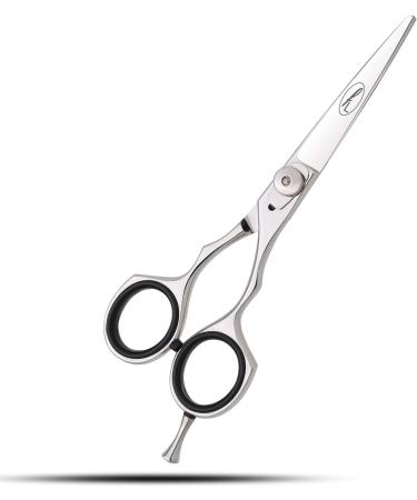 Professional Hairdressing Scissors 5.5 - Razor Edge Steel Salon Hair Scissors with Dial Spring Screw Hook & Rubber Finger Pads - Anti-Rust Barber Scissors for Hair Cutting - Buy Online on GoSupps.com
