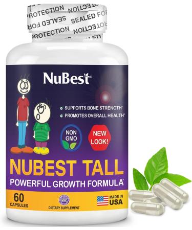 NuBest Bundle Bone Growth - Brain Growth: Omega 3 Gummies Tall New Look for Kids & Teens with Calcium Collagen Herbs Omega 3 Flaxseed Oil - Buy Online on GoSupps.com