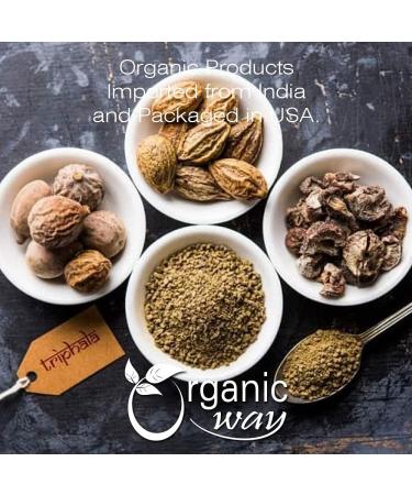 Organic Way Triphala Herbal Powder - Amla Haritaki & Bibhitaki Formula | Kosher & USDA Certified | Vegan Non-GMO & Gluten Free | Tested for Heavy Metal and Purity | 100% Raw from India (1LBS / 16Oz) 16 Ounce (Pack of 1) - Buy Online on GoSupps.com