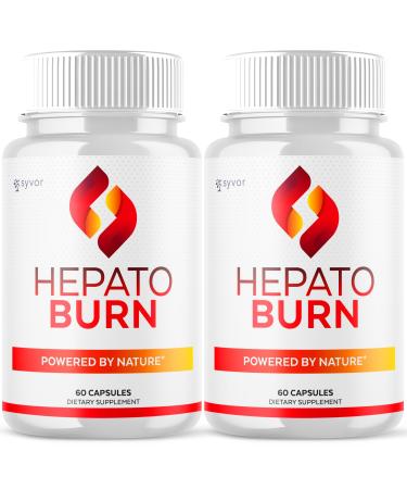 (2 Pack) Hepato Burn Capsules Official Hepato Burn Pills with All Natural Premium Ingredients Hepatoburn Energy and Fitness Vitamin Supplement Hepatoburn Lifestyle Powered by Nature (120 Capsules)