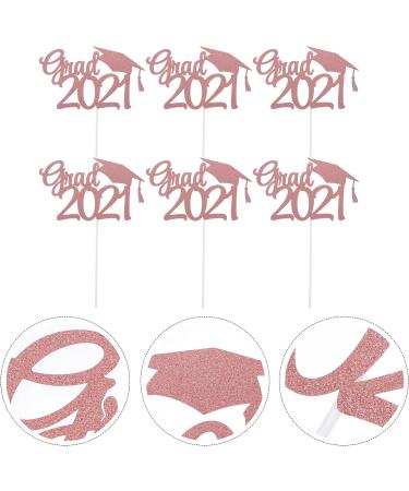 Abaodam 2 Sets 20 Pcs Graduation Cake Insert Cars Cupcake Toppers Cake Decor Graduation Cap Graduation Party Decorations Wedding Cupcake Topper Dessert Picks Paper Cup Food Glue Stick Rose Goldx2pcs 20x14cmx2pcs - Buy Online on GoSupps.com