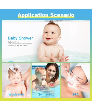 Waterproof Ear Stickers for Swimming & Shower | 60 Disposable Earplugs for Kids & Adults | Superior Ear Protection - Buy Online on GoSupps.com