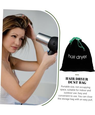 STOBAZA 2 Pcs Hair Dryer Storage Bag Travel Makeup Kit Hair Dryer Drawstring Pouch Hotel Storage Bag Bracket - Buy Online on GoSupps.com