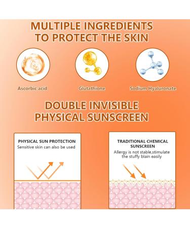 Sunscreen Spf 50 Face Sun Cream Moisturiser with Vitamin C Sun Cream SPF 50+ Face for UVA & UVB Protection Waterproof Sunscreen Spf 50 Face for Daily Use - Buy Online on GoSupps.com