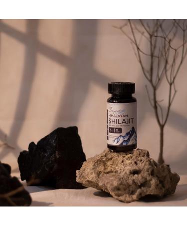 Organic Shilajit Himalayan Capsules | 56% Fulvic Acid & 5% Piperine | Energy Support | 90 Capsules - Buy Online on GoSupps.com