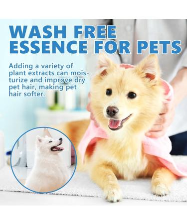 Wash Free Essence for Pets - Leave-in Conditioner & Detangling Spray for Cats & Dogs (1pc) - Buy Online on GoSupps.com