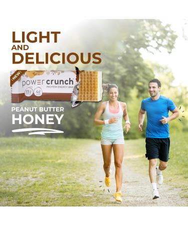 Power Crunch Protein Wafer Bars High Protein Snacks with Delicious Taste Peanut Butter Honey 1.4 Ounce (5 Count) 1 Count (Pack of 5) - Buy Online on GoSupps.com