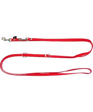 Elropet Adjustable Dog Leash for Small Dogs - 2.80m 4x Adjustable Red - Mini Linen Design - Buy Online on GoSupps.com