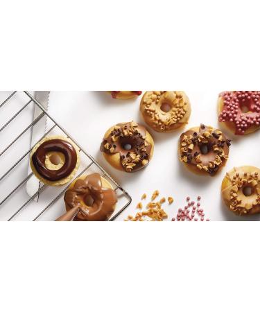 Ruby Pink Chocolate Beads - Crispearls - Crispy Biscuit Heart - Perfect for Decorating Desserts and Pastries - Buy Online on GoSupps.com