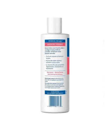 Dermal Therapy Face Care Moisturizing Lotion | Restores Moisture to Dry Facial Skin | 1% Urea, 2% Alpha Hydroxy Acids, Allantoin, Shea Butter, Vitamin E | 7 fl. oz - Buy Online on GoSupps.com