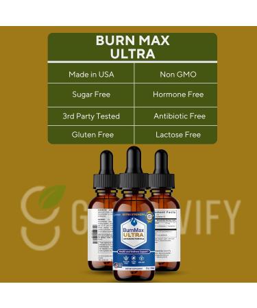 BurnMax Ultra Extra Strength Dietary Supplement Advanced Formula 60 Servings 2 fl oz (2) - Buy Online on GoSupps.com