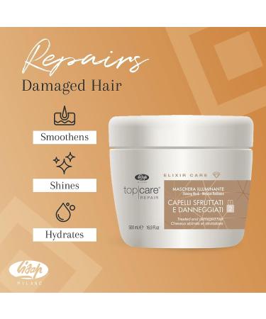 Lisap Top Care Repair Elixir Hair Mask - Argan Oil & Ceramide A2 - 16.91 fl oz - Buy Online on GoSupps.com