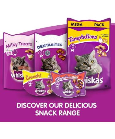 Whiskas 2-12 Month Kitten Milky Treats 55 g (Pack of 8) Milky Treats 55 g (Pack of 8) - Buy Online on GoSupps.com