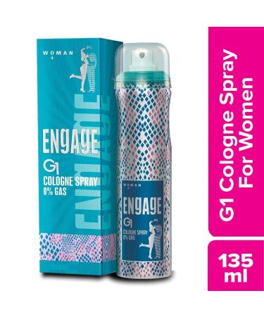 E'n.gage G1 Cologne No Gas Perfume for Women 135ml - Floral and Sweet Fragrance Scent Skin Friendly Women's Perfume - Buy Online on GoSupps.com