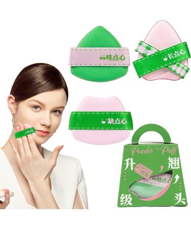 Veeteah Face Powder Puff - High-Density and Flexible Blender Sponge - Cosmetic Foundation Applicator Soft Triangle Face Puff For Wet And Dry Use Beauty Makeup Tools - Buy Online on GoSupps.com