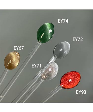 Mobray Emerald Green Cat Eye Gel Polish - 15ml UV Glitter Nail Polish with Magnet | Long-Lasting Translucent Nail Gel for Art Design - Buy Online on GoSupps.com