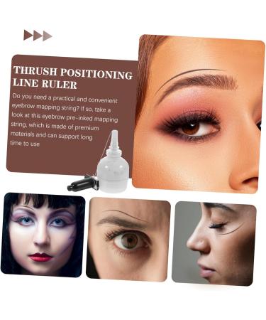Ipetboom 4pcs String Ink Line Box Ink Line Ruler Eyebrow Locating Ruler Brow Line for Women Auxiliary Tool - Buy Online on GoSupps.com