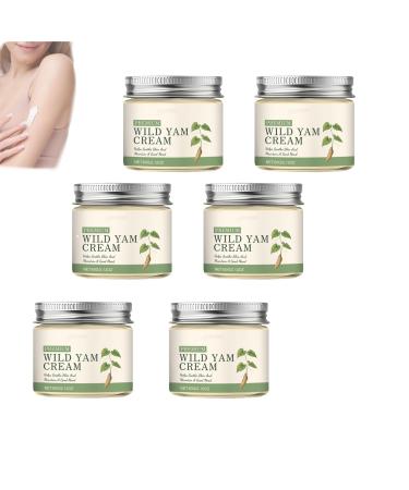 ZLHHRZJX Set of 6 Yam Body Creams for Women - Natural and Balancing Organic Cream - Moisturizing Body Care - Suitable for All Skin Types